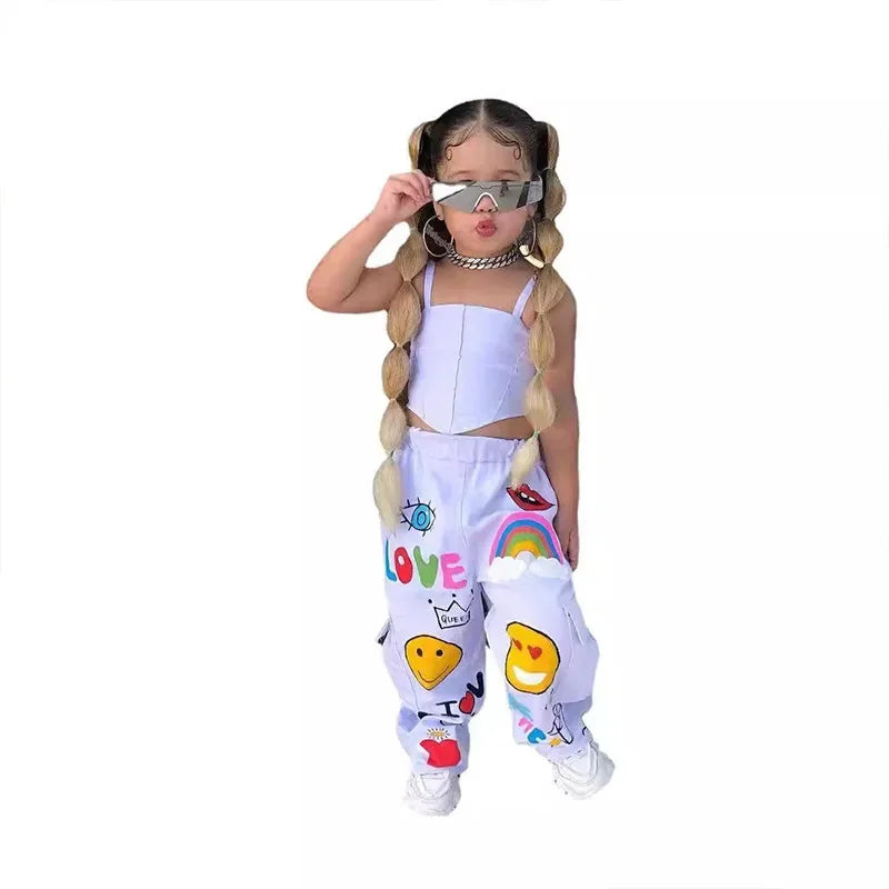 Mini Fashion™ - Kids Fashionable tank top & pants set