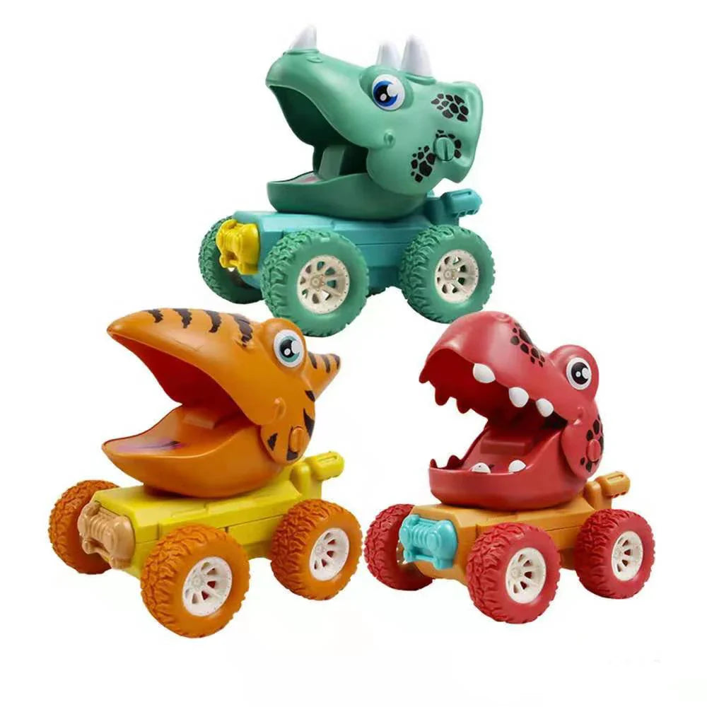 Dino Monstertruck - Push & Go Dinosaur Race - Dino Auto's