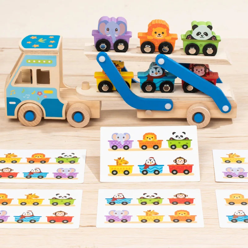 CargoMatch – Creative & Educational – Wooden truck