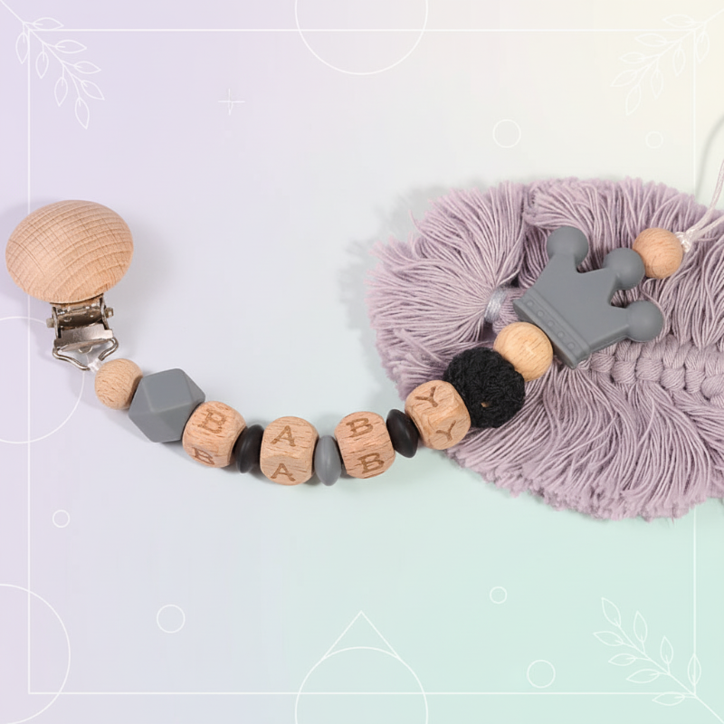 Personalized Pacifier Chain – Safe & Stylish - Personalized Pacifier Chain