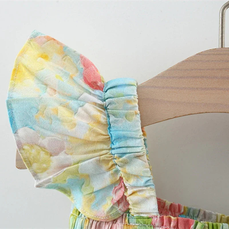 Mini Fashion™ - Summer Flower Chic - Summer Dress Peony print