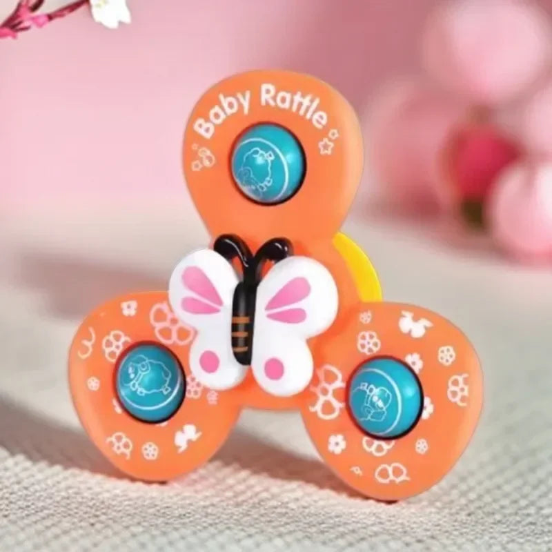 Bath Spinner Set™ - In the bath or the car - Suction Snap Spinners