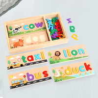 Thumbnail for AlphaPuzzle – Learn English words – Wooden Spelling Puzzle