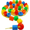 Rainbow Lacing Beads™ – Playful Stringing - Rainbow beads with lace