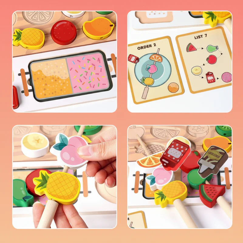 HarvestPlay – Creative & Educational – Fruit Sorting Set