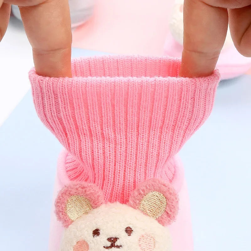 CuddleSteps – Warm and non-slip – Animal Baby Slippers