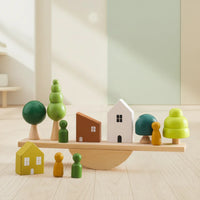 Thumbnail for Wooden Forest Blocks – Creativity & Development – Wooden Stacking Blocks Set