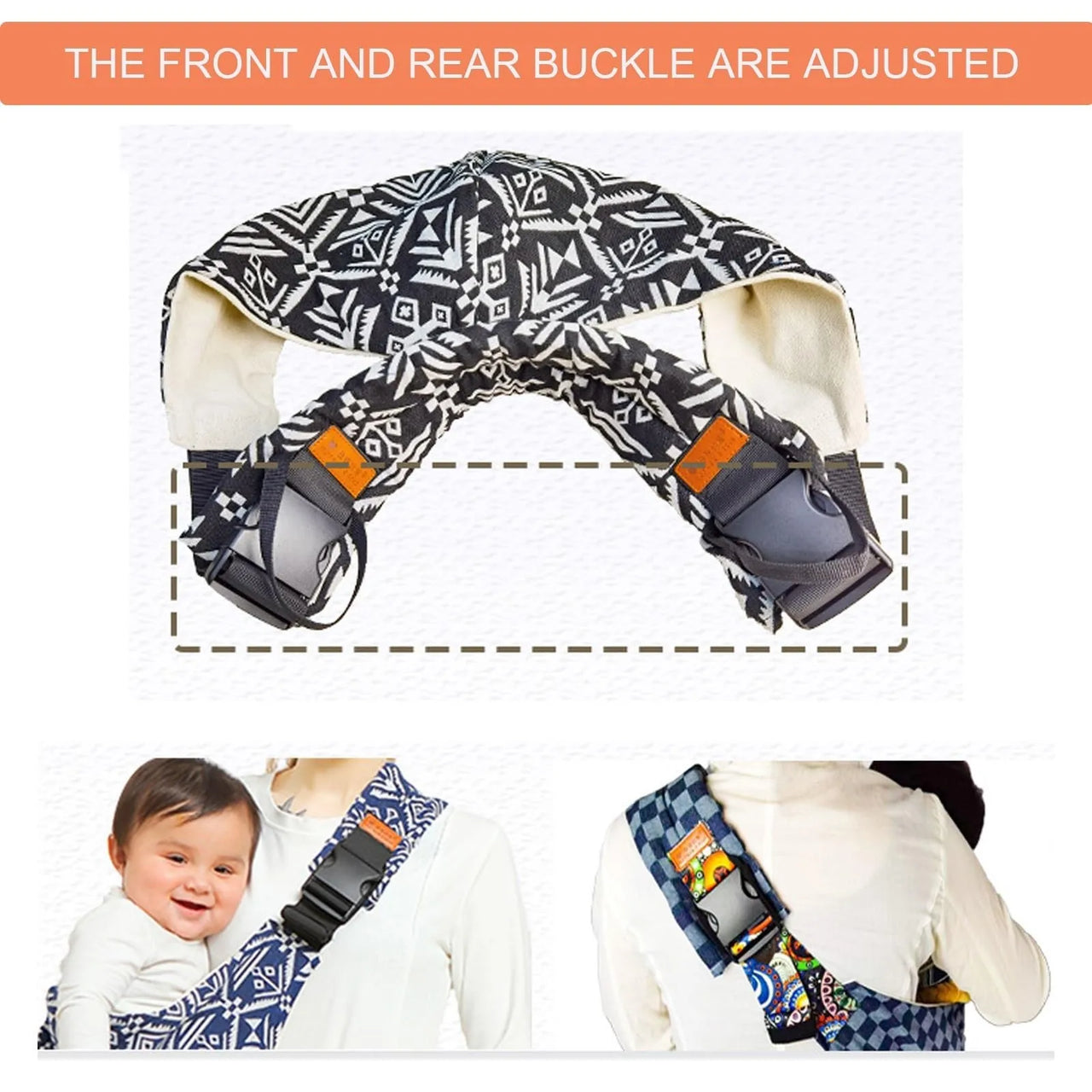 Baby Sling Carrier™ - Adjustable baby carrier - Hip carrier