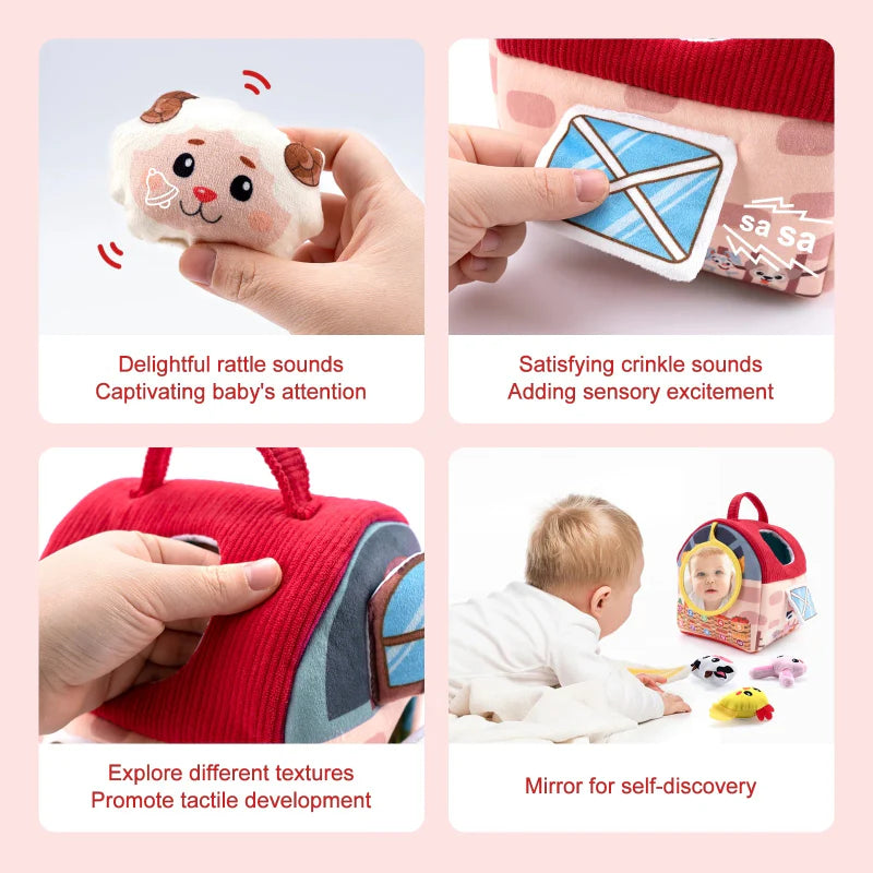 BabyBarn – Soft & Learning – Farmhouse with Plush Animals