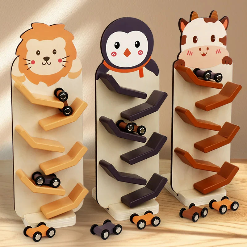 SpeedSlide – Active & Playful – Wooden Car Roller Track