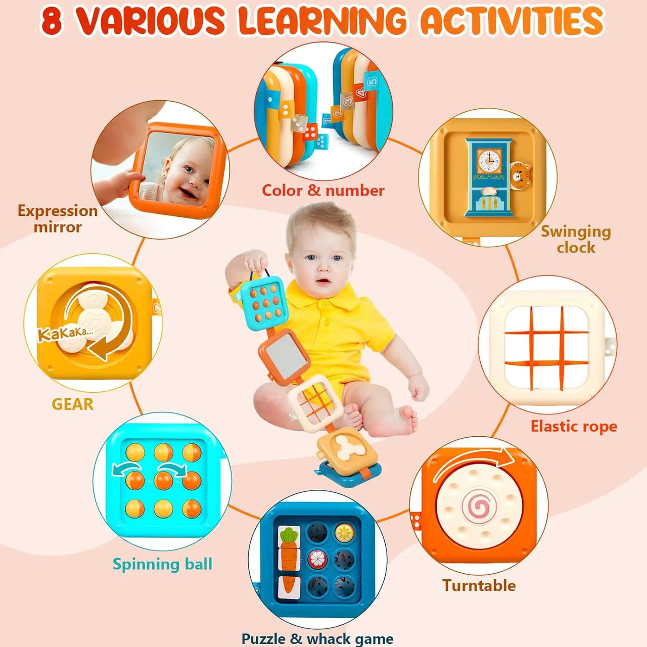 MiniAdventures – Creative & Educational – Baby Travel Activity Board