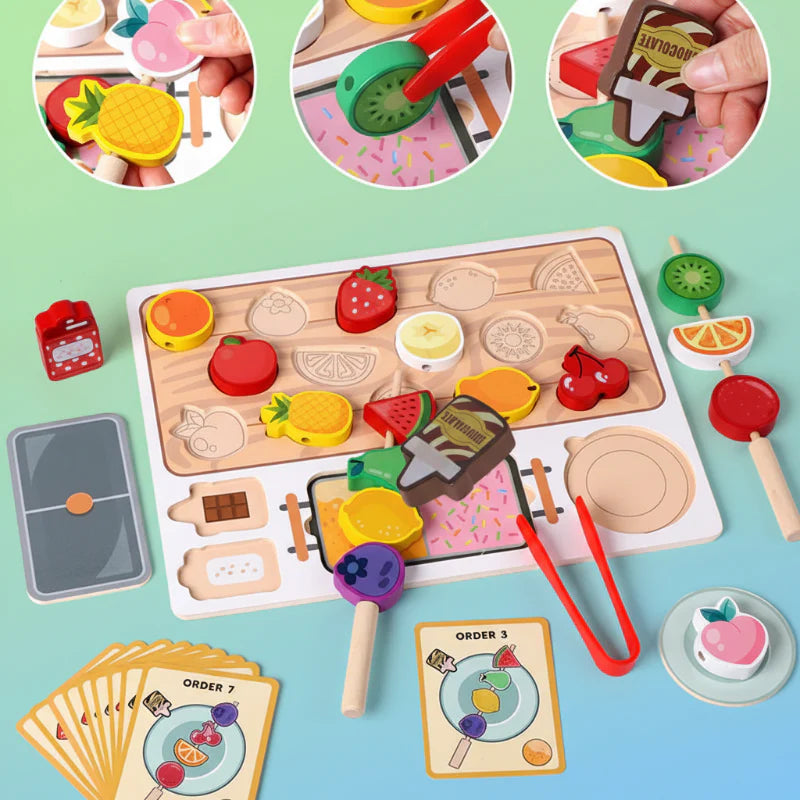 HarvestPlay – Creative & Educational – Fruit Sorting Set