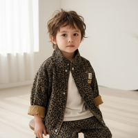 Thumbnail for Mini Fashion – Cool & Comfortable – Leopard Print Jacket