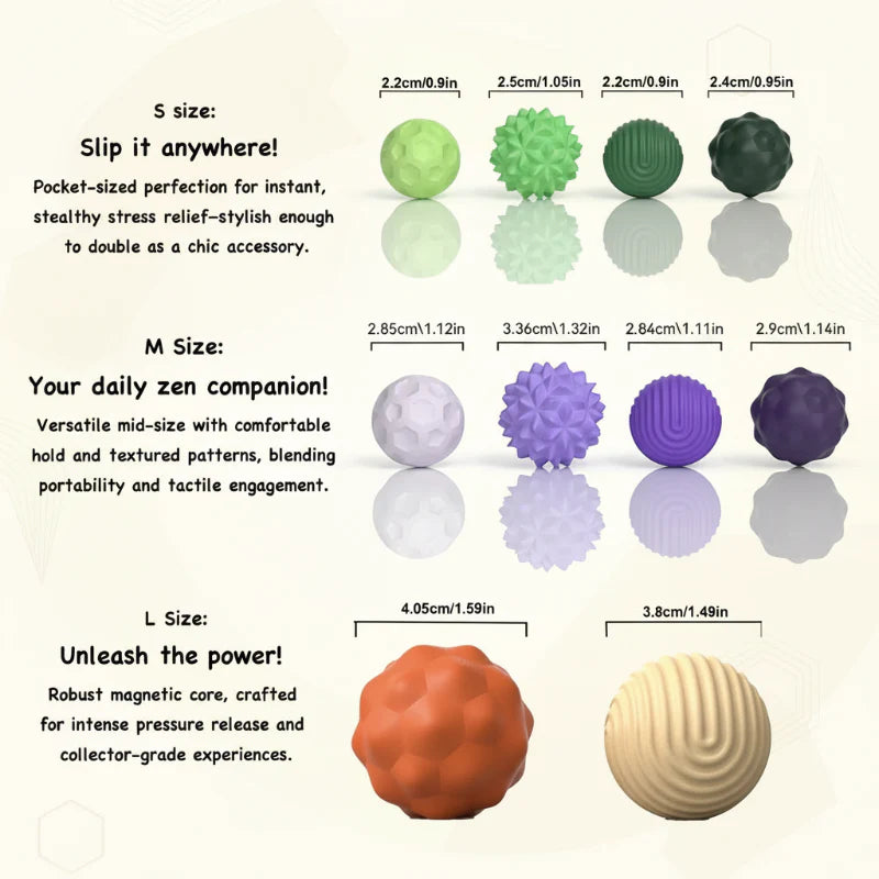 CalmSphere – Soft & Focused – Magnetic Stress Toy