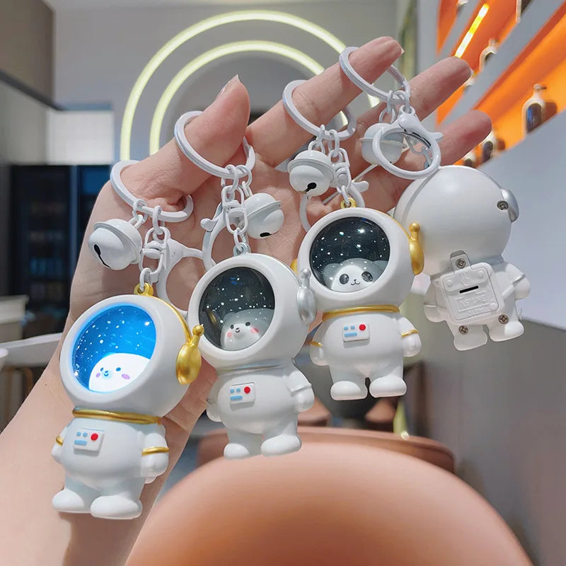 Glowing Astronaut Charm – Cute & Glowing – Astronaut Bag Charm