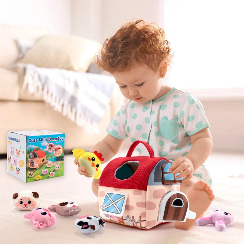 BabyBarn – Soft & Learning – Farmhouse with Plush Animals