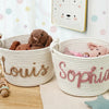 CuddleBasket – Cute & Personal – Personalized Diaper Basket