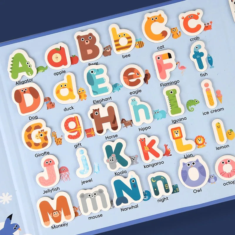 BusyBrain – Learn English words & math – Alphabet & Numbers Puzzle Book