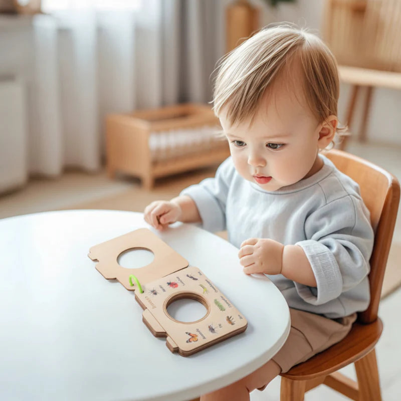 NatureBook – Nature Discovery Set – Educational Wooden Viewing Frame