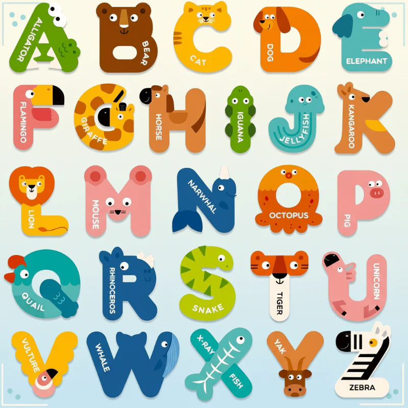 Magnetic Alphabet – Learning & Games – Magnetic Letters Set