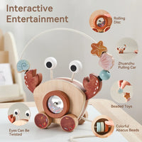 Thumbnail for Crab Pull Toy™ – Play & Learn - Wooden Crab