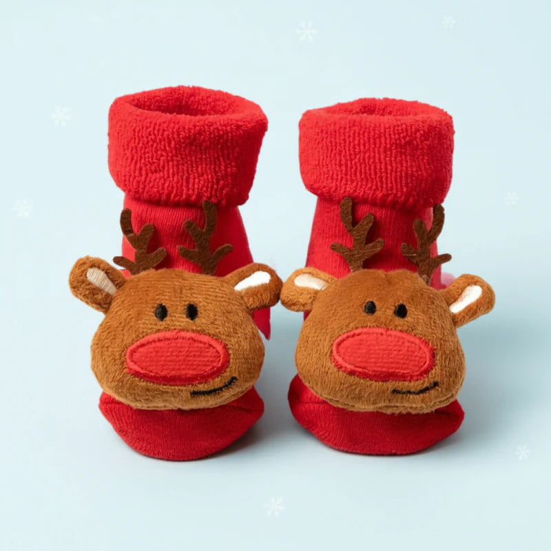 BabyClaus – Thick & Comfortable – Winter Christmas Socks with Santa