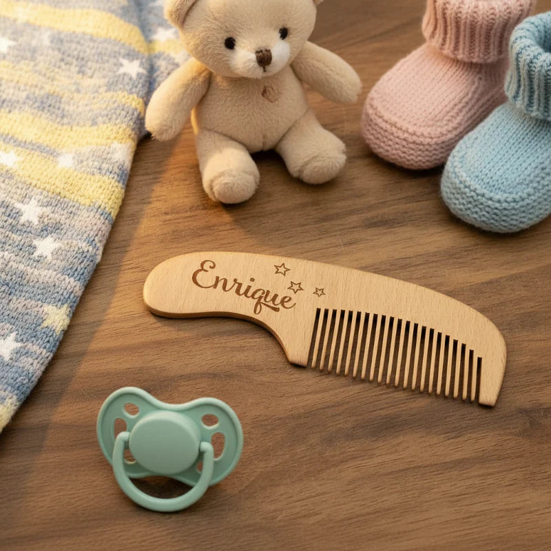 Personalized Hairbrush – Soft & Unique – Personalized Baby Hairbrush Set
