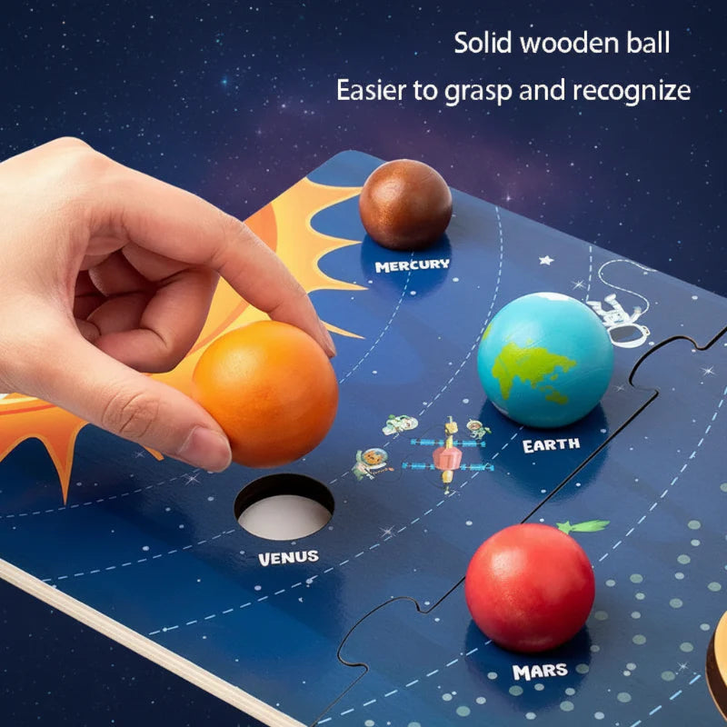 Wooden Solar System – Educational & Exploratory – Planet Play Set