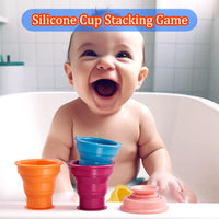 Thumbnail for Rainbow Stacker Cups™ - Rainbow Stacking Fun - Stacking Cups Game