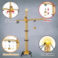 Thumbnail for CranePro – Interactive & Realistic – RC Tower Crane Toy
