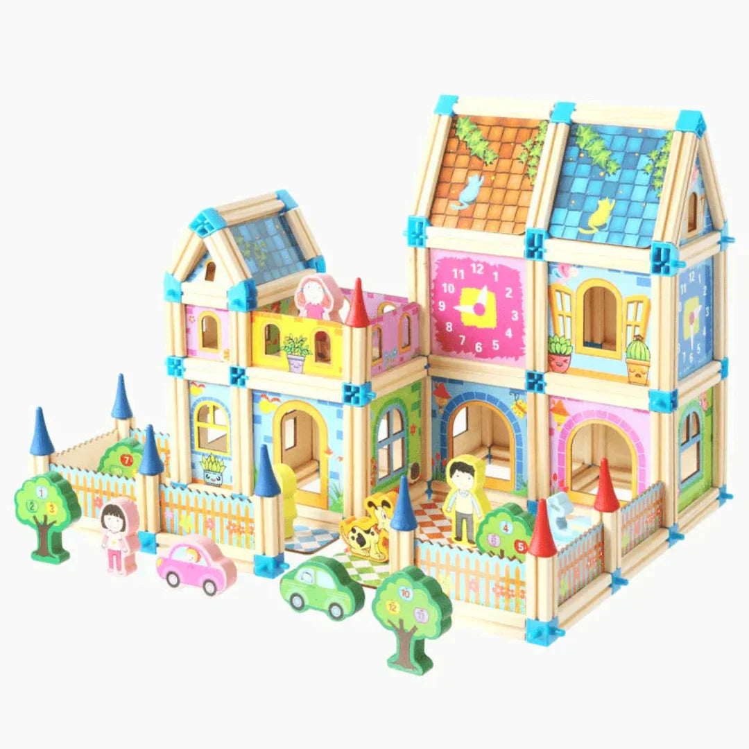 Woods – Sustainable & Creative – Wooden Construction Set for Children