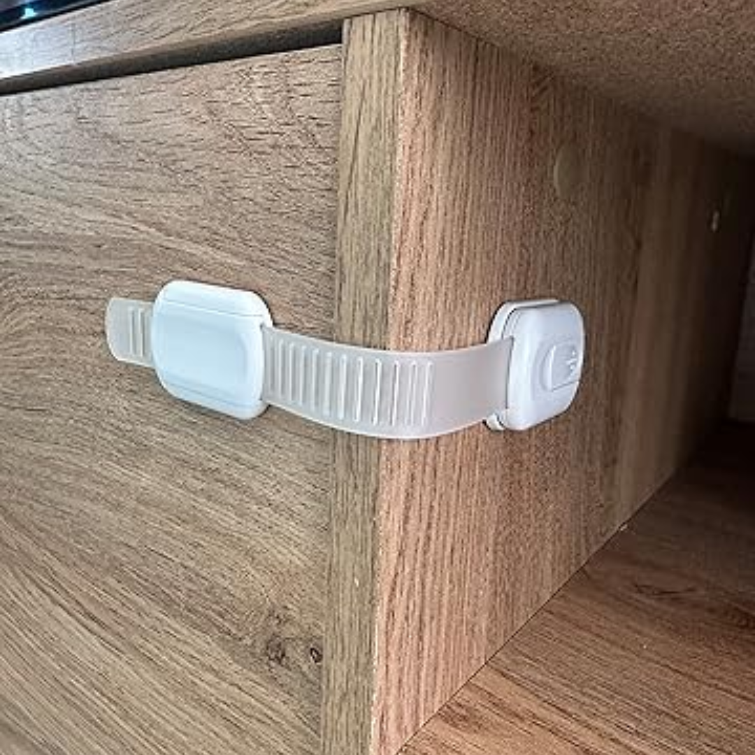 Milo & Moon – Invisible Safety – Childproof Cabinet & Drawer Locks (8 pieces)