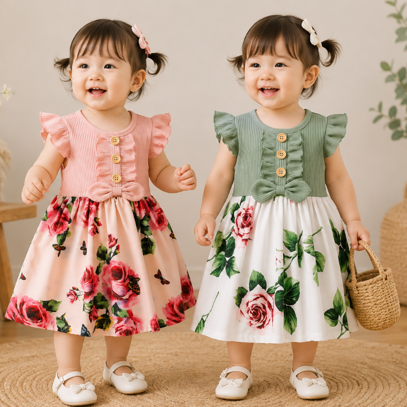 Garden Dress – Summer & Fresh – Girls' Floral Dress