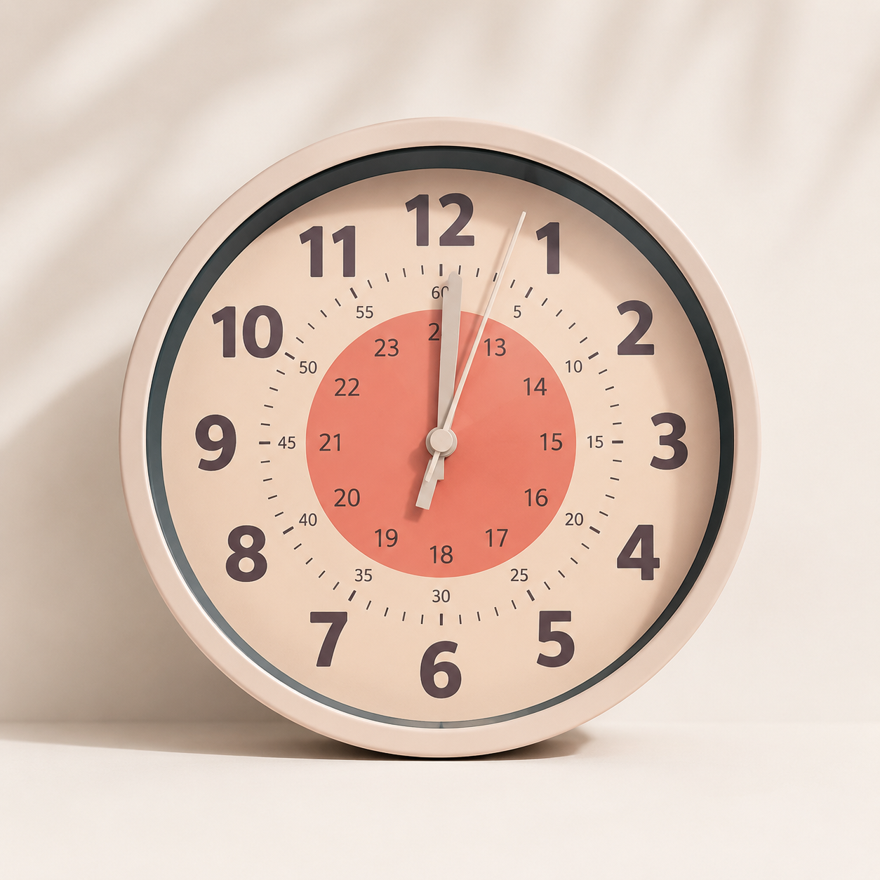 ChildrenTime – Independent & Quiet - Educational Children's Wall Clock