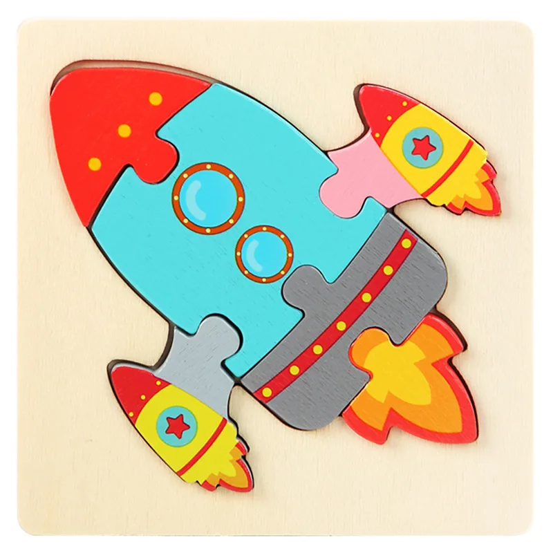 3D Wooden Puzzle™ - Playful Animal Adventure - Jigsaw Puzzle
