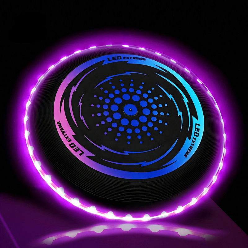 NightFly – Glowing & Sturdy – LED Frisbee
