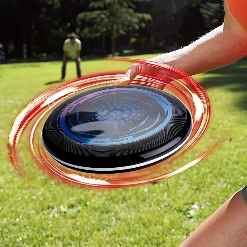 NightFly – Glowing & Sturdy – LED Frisbee