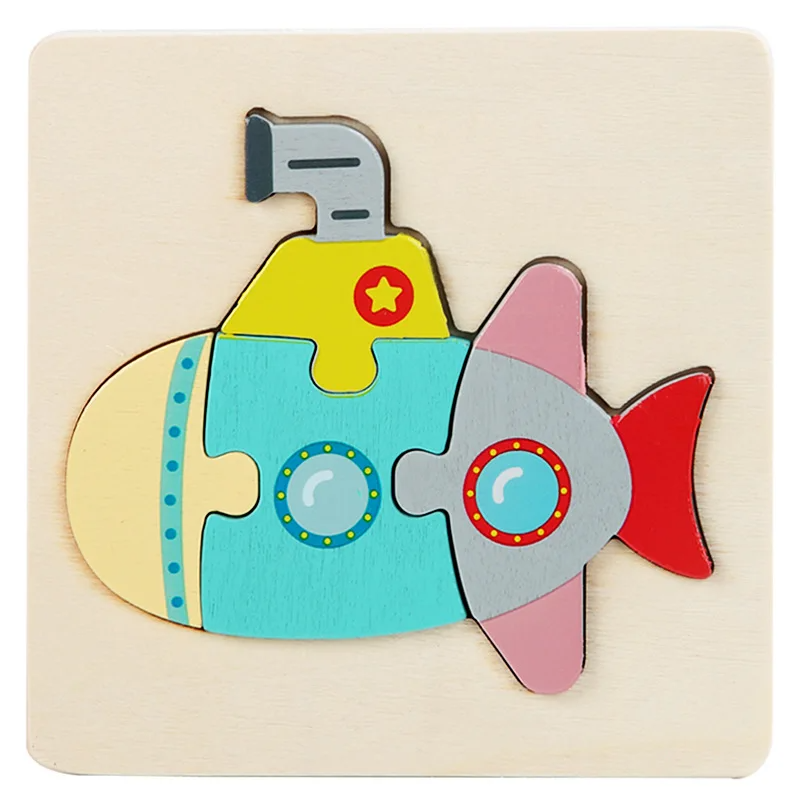 3D Wooden Puzzle™ - Playful Animal Adventure - Jigsaw Puzzle
