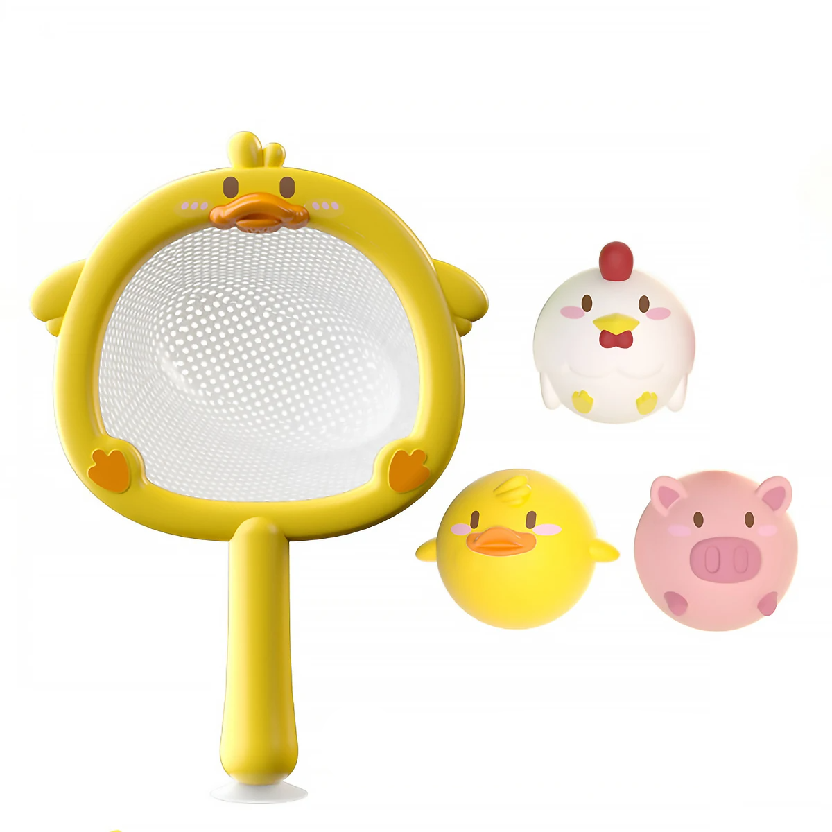Squeaky Splash™ – Bath party - Fish net in bath