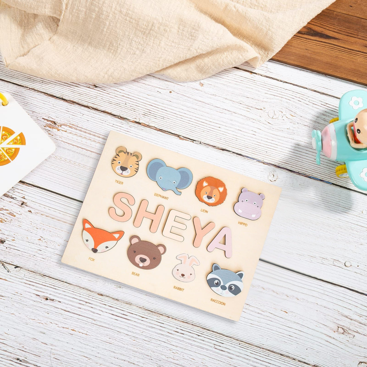 Woods - Your own name tag! - Name jigsaw puzzle