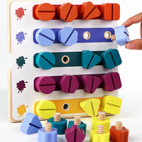 Thumbnail for Wooden Screw Board™ | Improve fine motor skills through play - Puzzle game