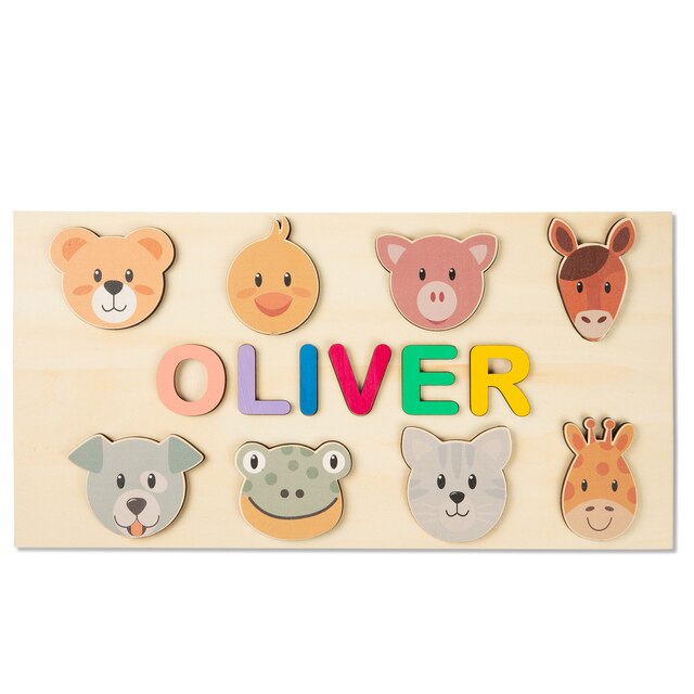 Woods - Your own name tag! - Name jigsaw puzzle
