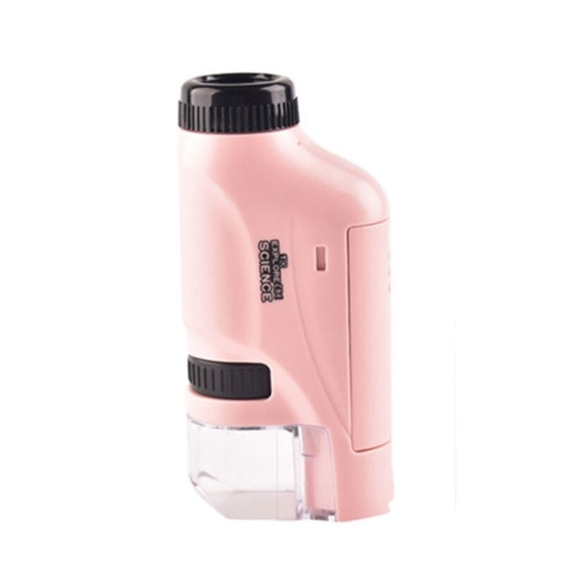 Kids Pocket Microscope - Explore the environment up close - LED microscope