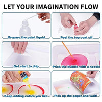 Thumbnail for Water Marbling Paint Set™ - colourful water-based artwork | Paint pack