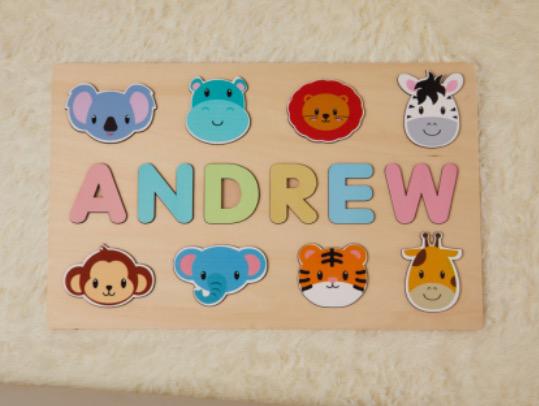 Woods - Your own name tag! - Name jigsaw puzzle